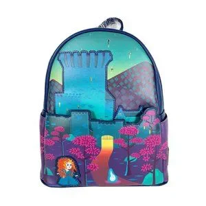 Loungefly Disney Brave Princess Castle Series Glow-in-the-Dark Mini-Backpack s-l400.jpg main image 2